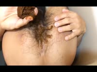 Jerking on his own shit